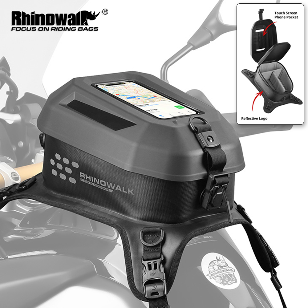 Drone Camera Waterproof - Rhinowalk-bolsa de tanque para motocicleta con