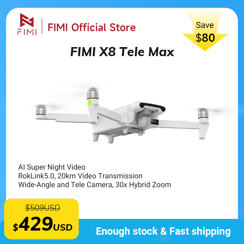 Drone Camera Wide Angle - Nuevo Dron FIMI X8 Tele Max