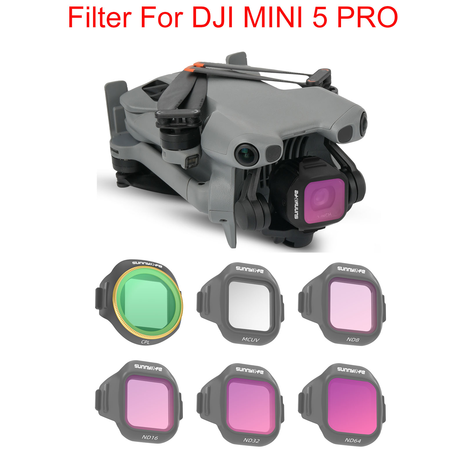 Drone Camera Filter - Filtro de Dron para DJI Mini