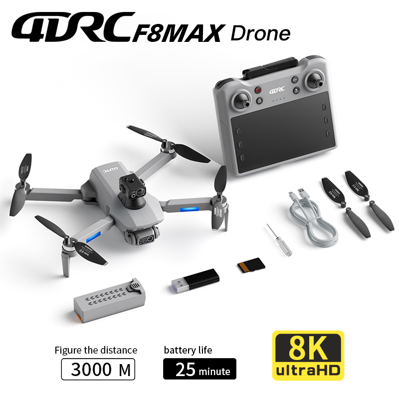 Drone Camera Professional - Dron F8 MAX GPS profesional con