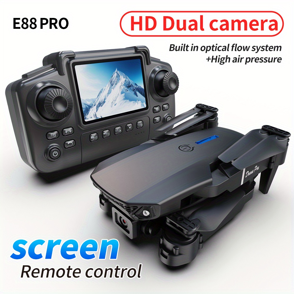 Drone Camera Wide Angle - E88 Pro RC Drone WiFi FPV