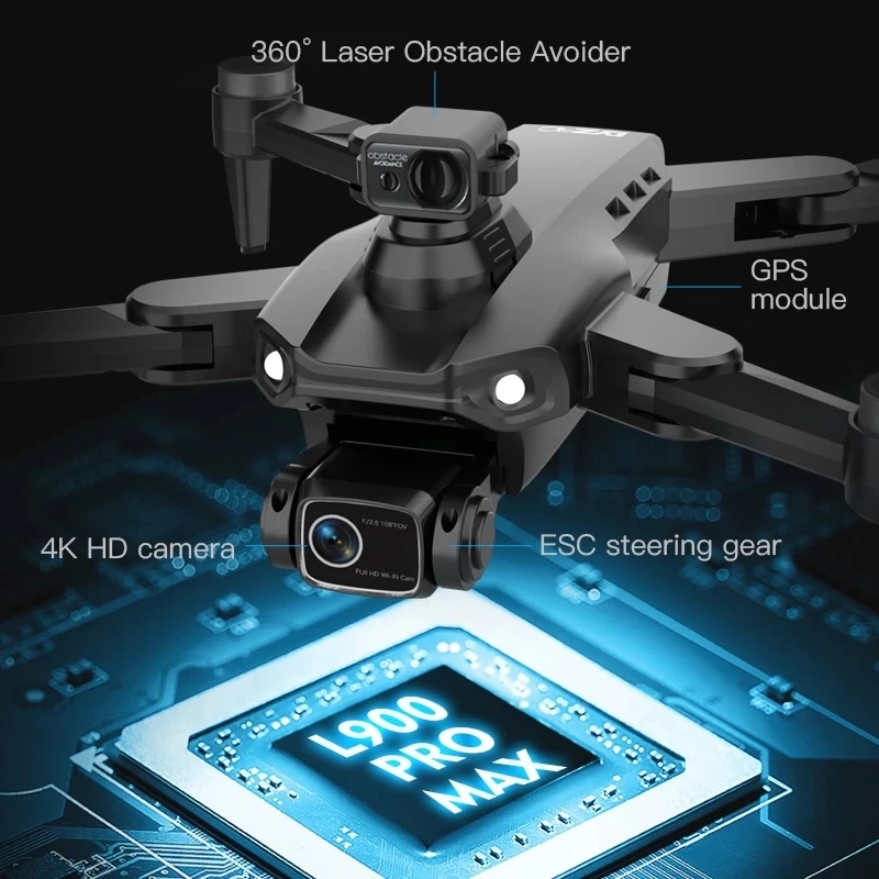 L900 Pro MAX GPS Drone 4K Prof - Drone Camera Night Vision reseña y precio