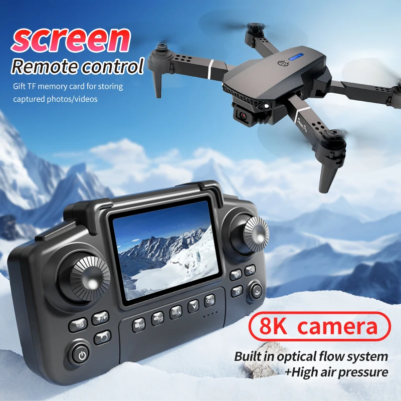 Dron profesional E88 PRO con p - Drone Camera Wide Angle reseña y precio