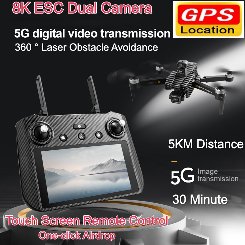 Dron con Cámara Dual 8K sin Es - Drone Camera With Gimbal reseña y precio