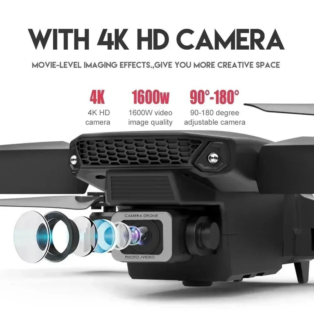 E88 Pro WIFI FPV Drone gran an - Drone Camera Wide Angle reseña y precio