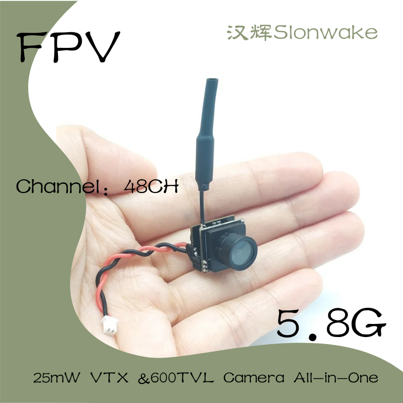 Slonwake 5.8G 48CH 25mW FPV VT - Drone Camera Wide Angle reseña y precio