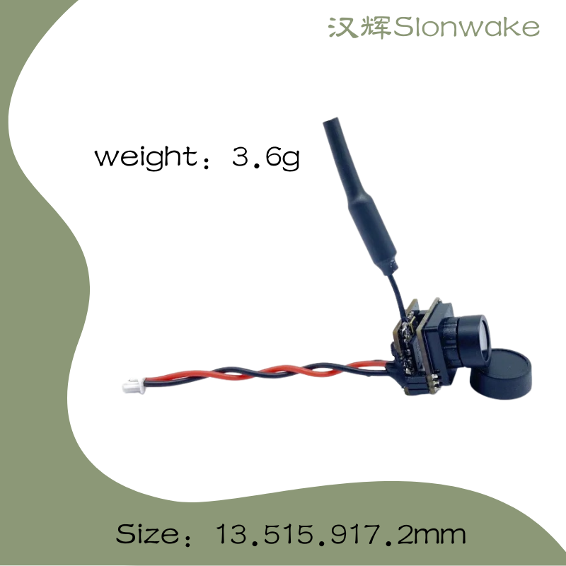 Slonwake 5.8G 48CH 25mW FPV VT - Drone Camera Wide Angle reseña y precio