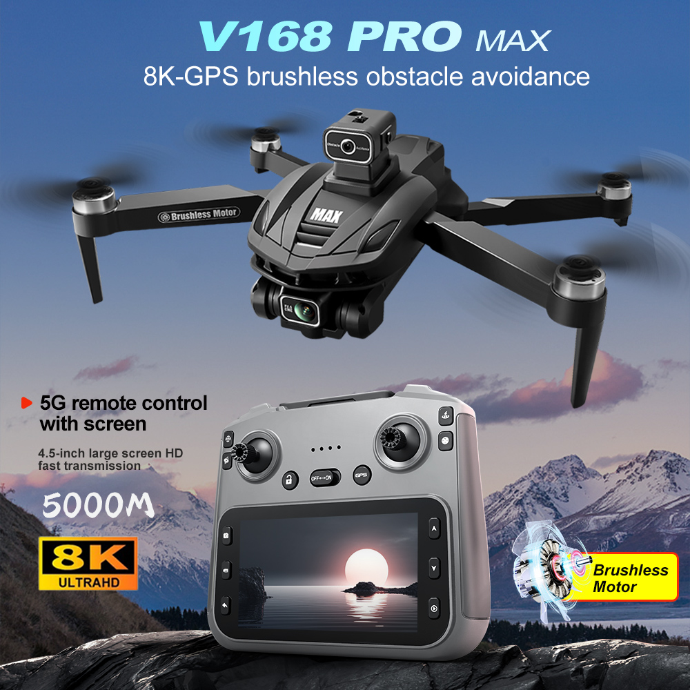 V168 PRO Max GPS Drone 8K Prof - Drone Camera Night Vision reseña y precio