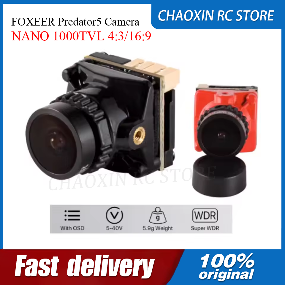Cámara FOXEER Predator5 NANO 1 - Drone Camera Lens reseña y precio