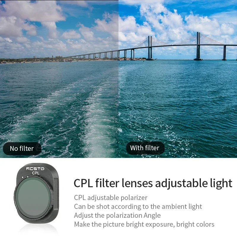 RCSTQ para DJI Mini 4 Pro ND f - Drone Camera Filter reseña y precio