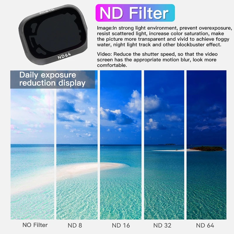 RCSTQ para DJI Mini 3 Pro, jue - Drone Camera Filter reseña y precio
