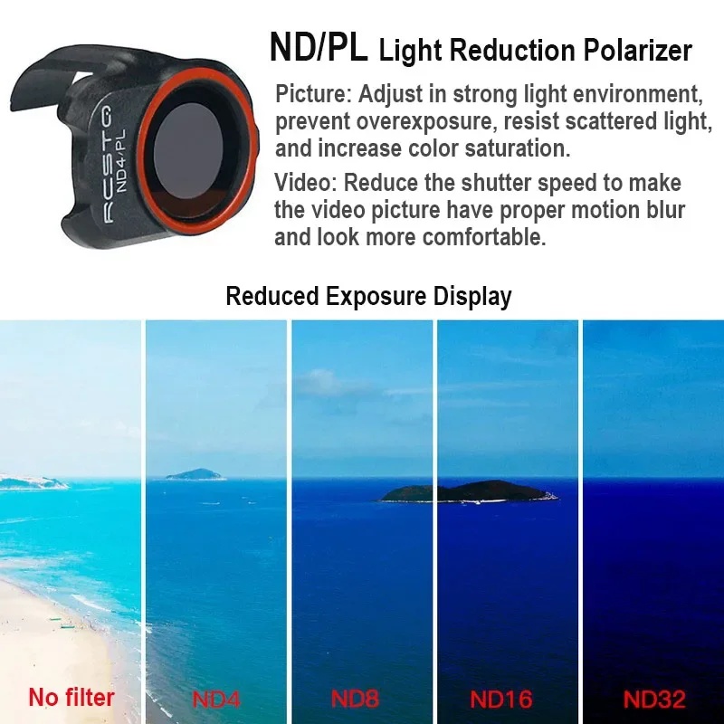 RCSTQ para DJI Mini 2/Mini 2 S - Drone Camera Filter reseña y precio