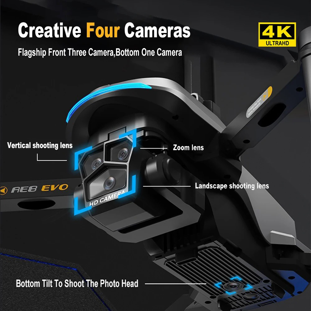 Dron AE8 EVO 4K Profesional 5G - Drone Camera Night Vision reseña y precio