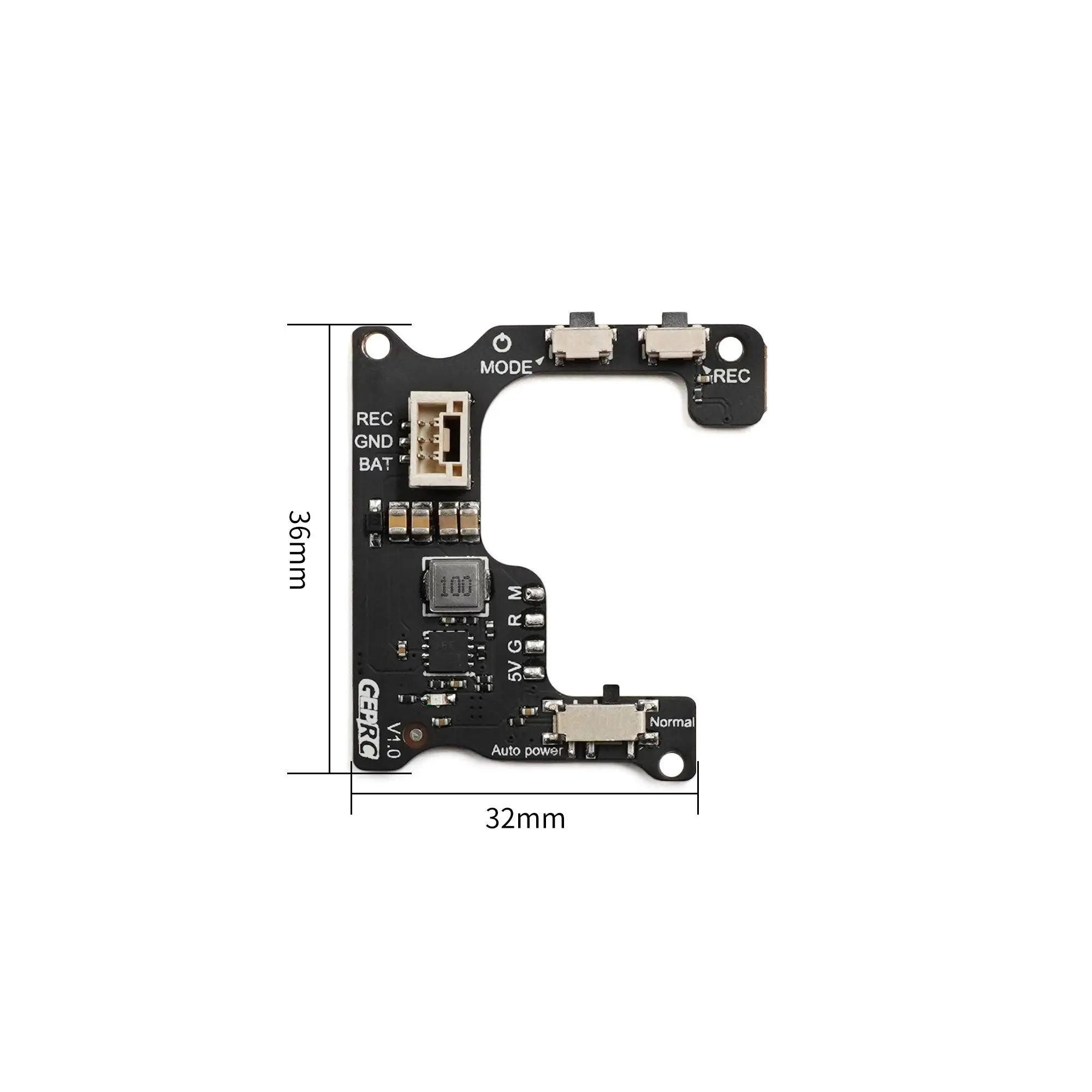 Estuche desnudo GEPRC con plac - Drone Camera Case reseña y precio