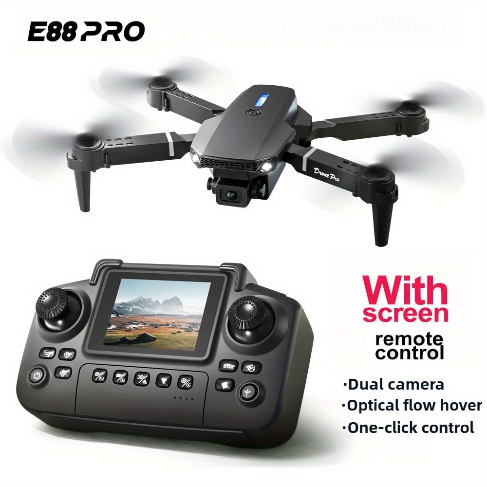 E88 Pro RC Drone WiFi FPV altu - Drone Camera Wide Angle reseña y precio