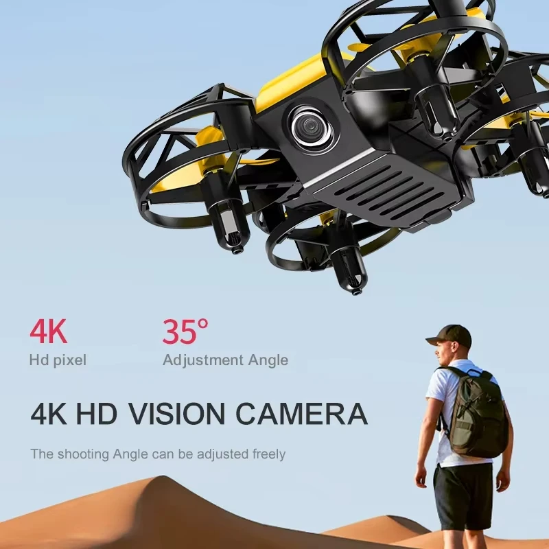 Mini Dron D12 4k Profesional c - Drone Camera Wide Angle reseña y precio