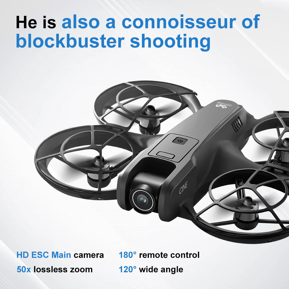 V666 Mini Dron plegable 4K Cám - Drone Camera Lens reseña y precio