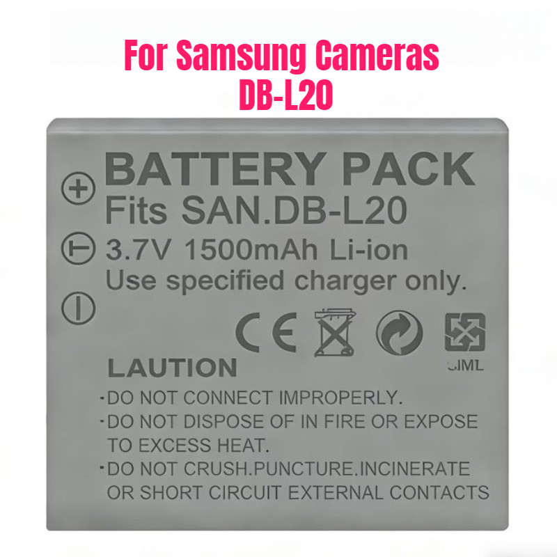 Batería DB-L20 de 3.7V y 1500m - Drone Camera Action reseña y precio