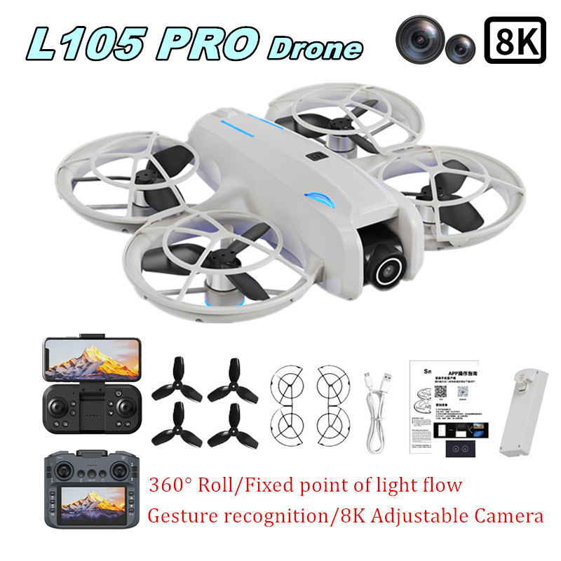 Dron L105 PRO Duel con Lente 8 - Drone Camera Lens reseña y precio