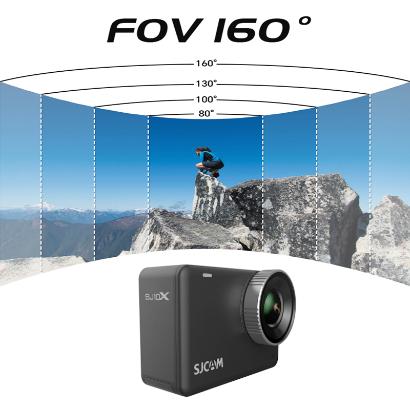 SJCAM SJ10X Cámara de acción i - Drone Camera Action reseña y precio